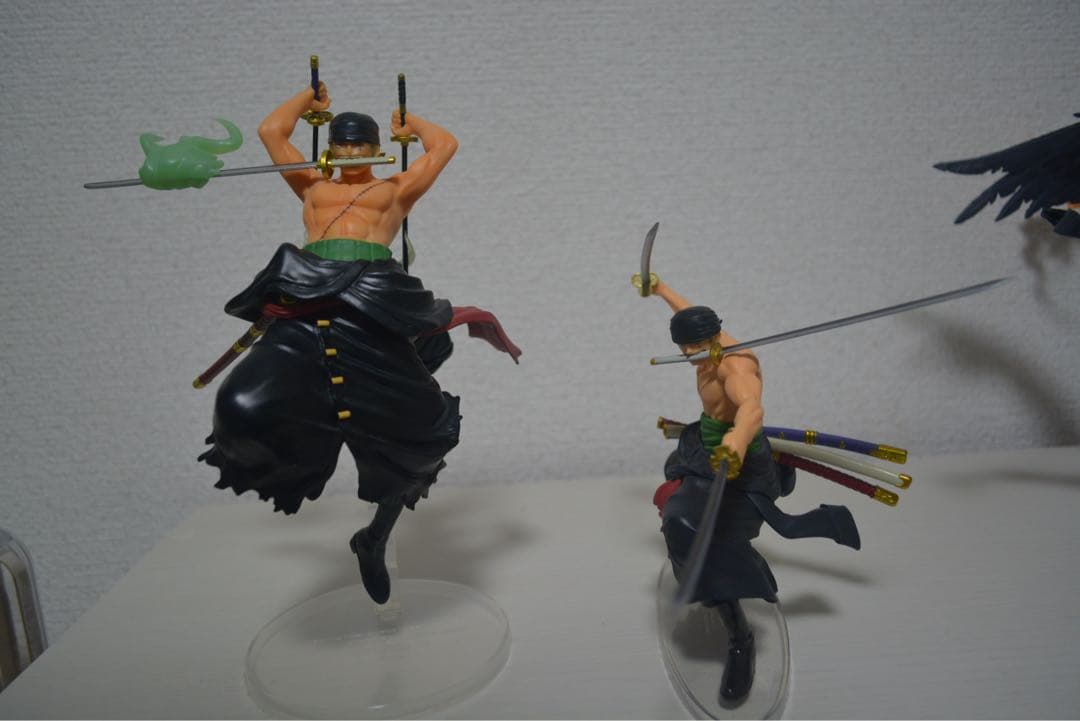 ワンピース　一番くじ　両翼決戦　キング　ゾロ　ワノ国　4点　セット　フィギュア