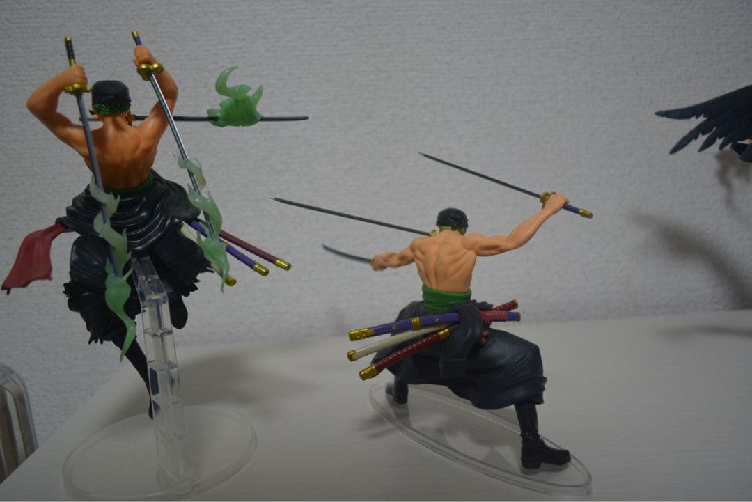 ワンピース　一番くじ　両翼決戦　キング　ゾロ　ワノ国　4点　セット　フィギュア