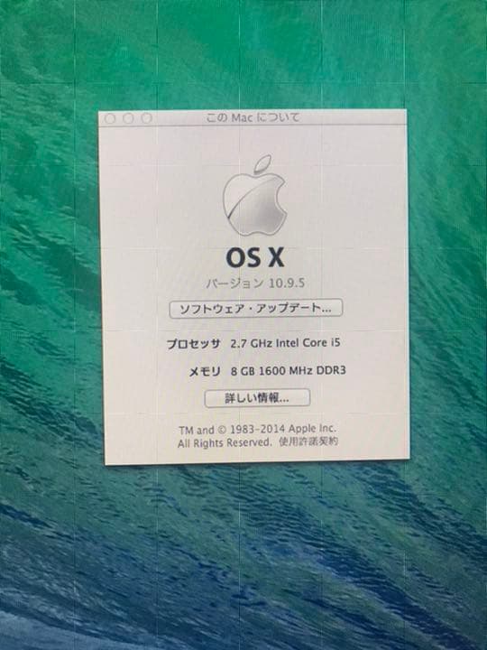 Macデスクトップ Apple iMac 21.5 2013