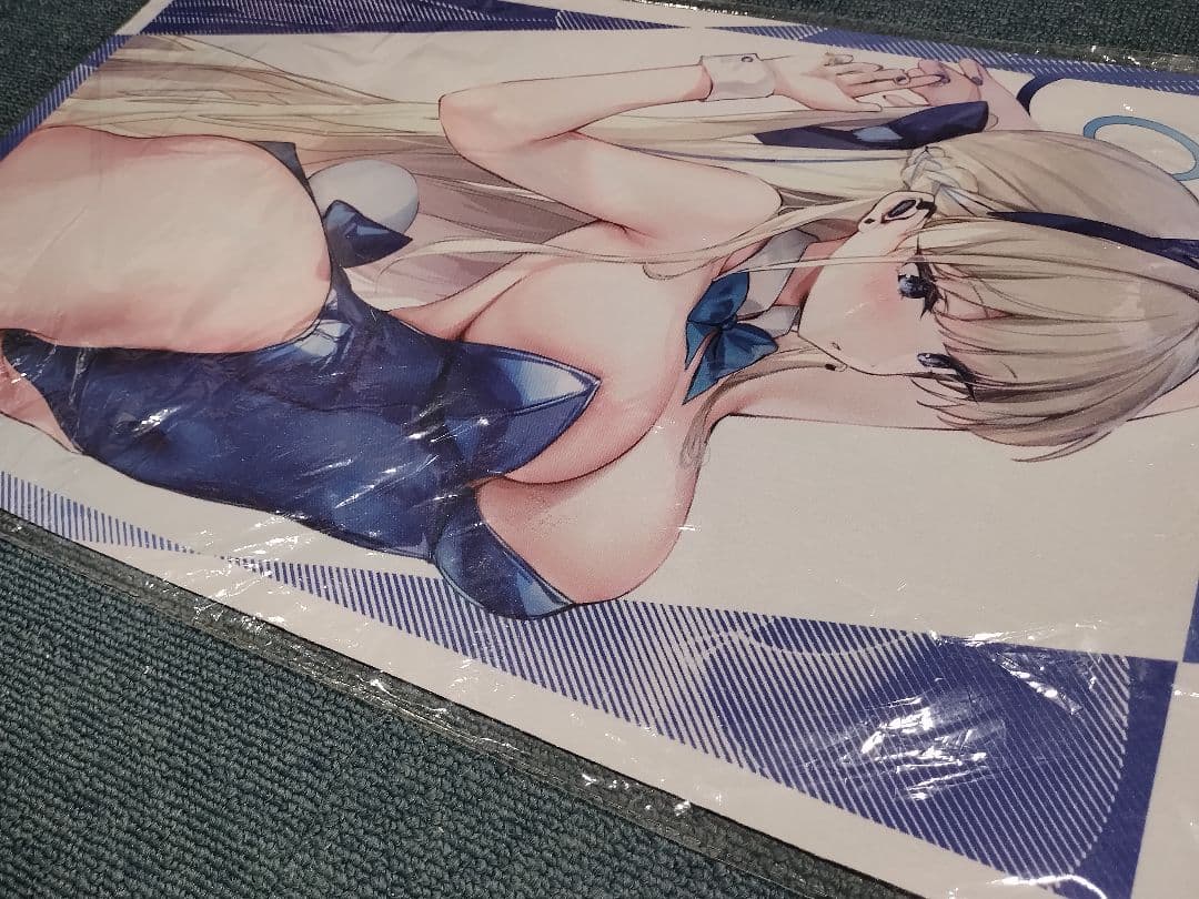 飛鳥馬トキ バニー スリーブ プレマ プレイマット ミッドナイトブルー