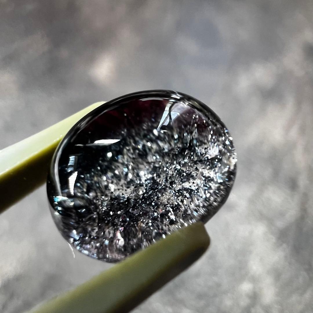 高品質　ヘマタイトインクォーツ　ルース　ギラギラします　3