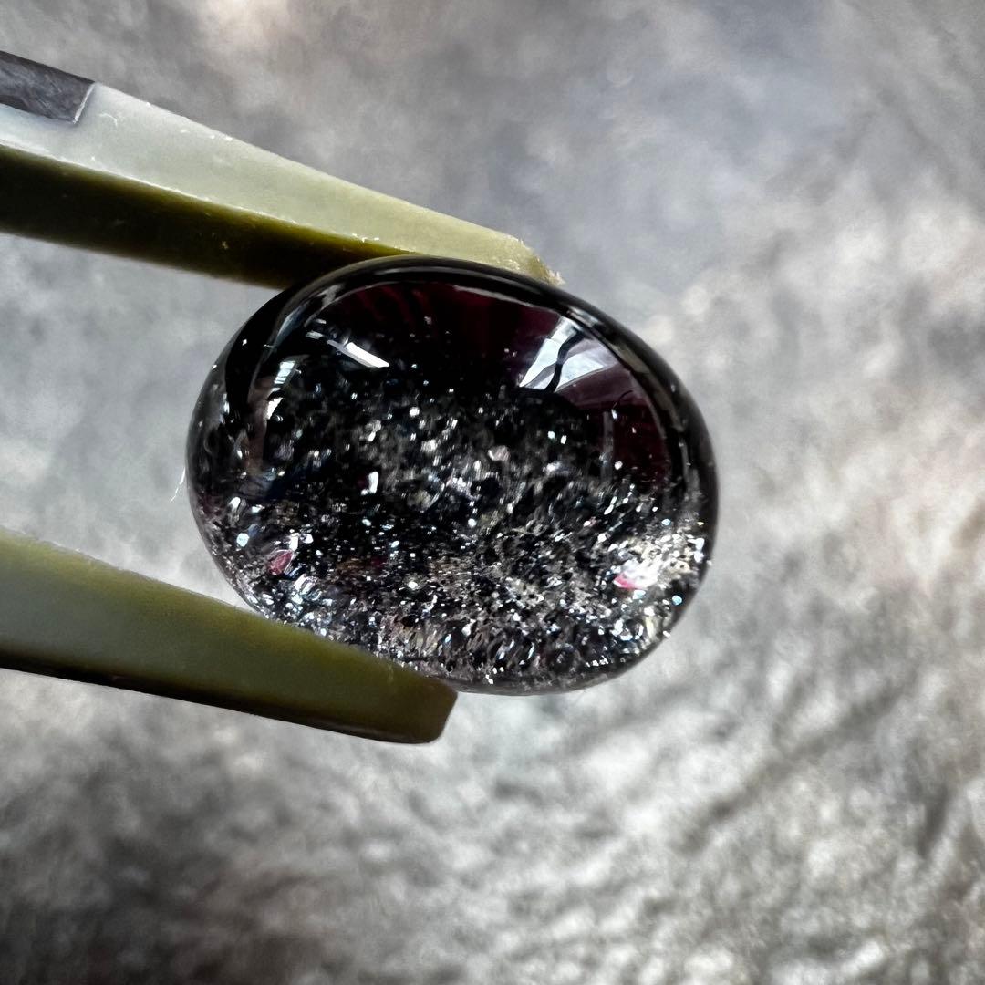 高品質　ヘマタイトインクォーツ　ルース　ギラギラします　3