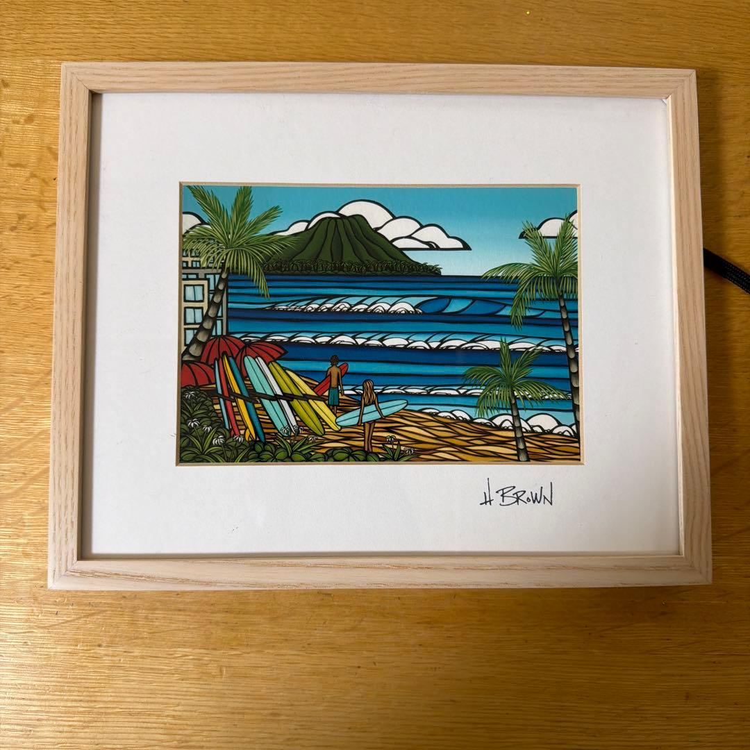 H. Brown サーフィン アート 2点セット