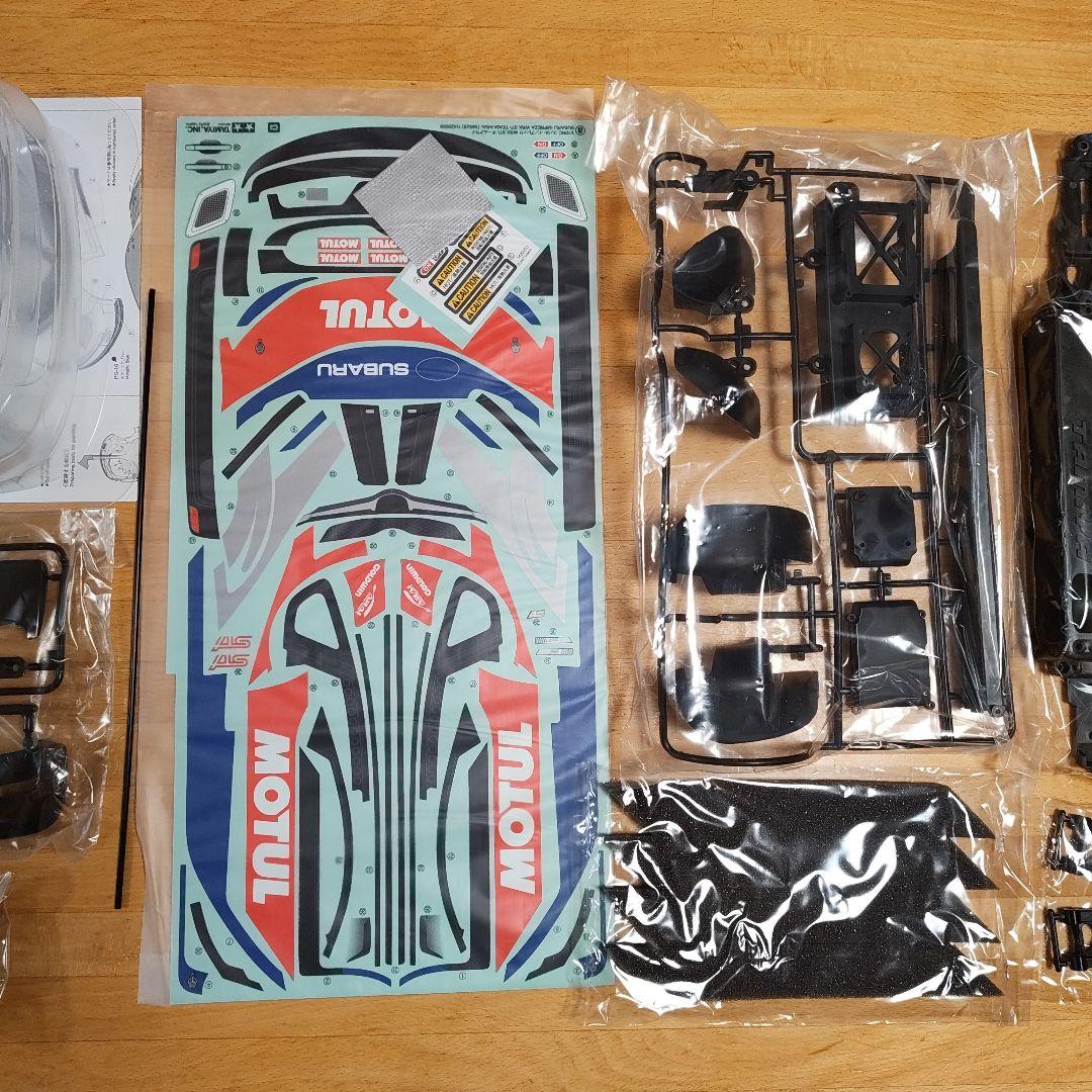 【未使用・未組立・一部欠品】タミヤ ラジコン XV01 IMPREZA