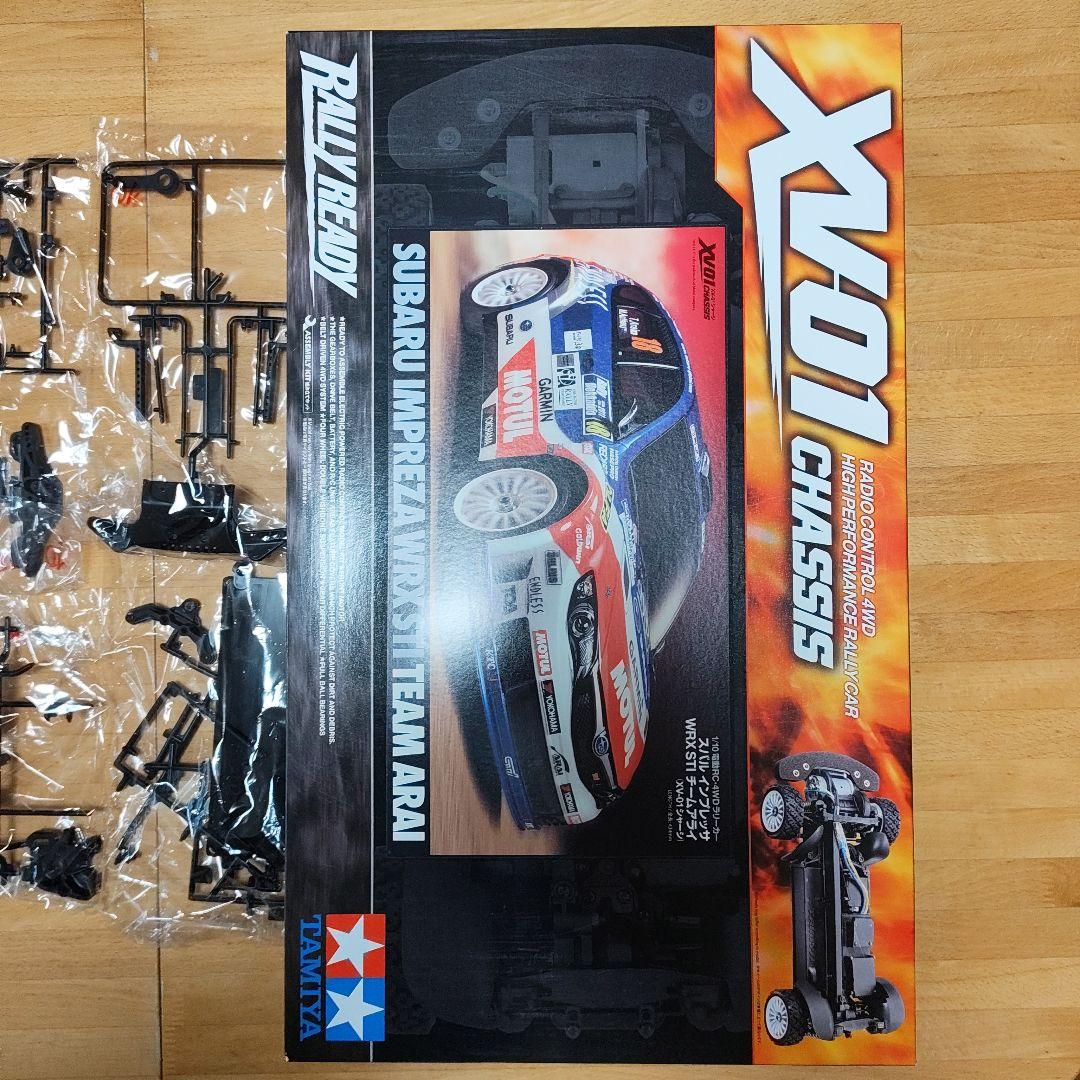 【未使用・未組立・一部欠品】タミヤ ラジコン XV01 IMPREZA