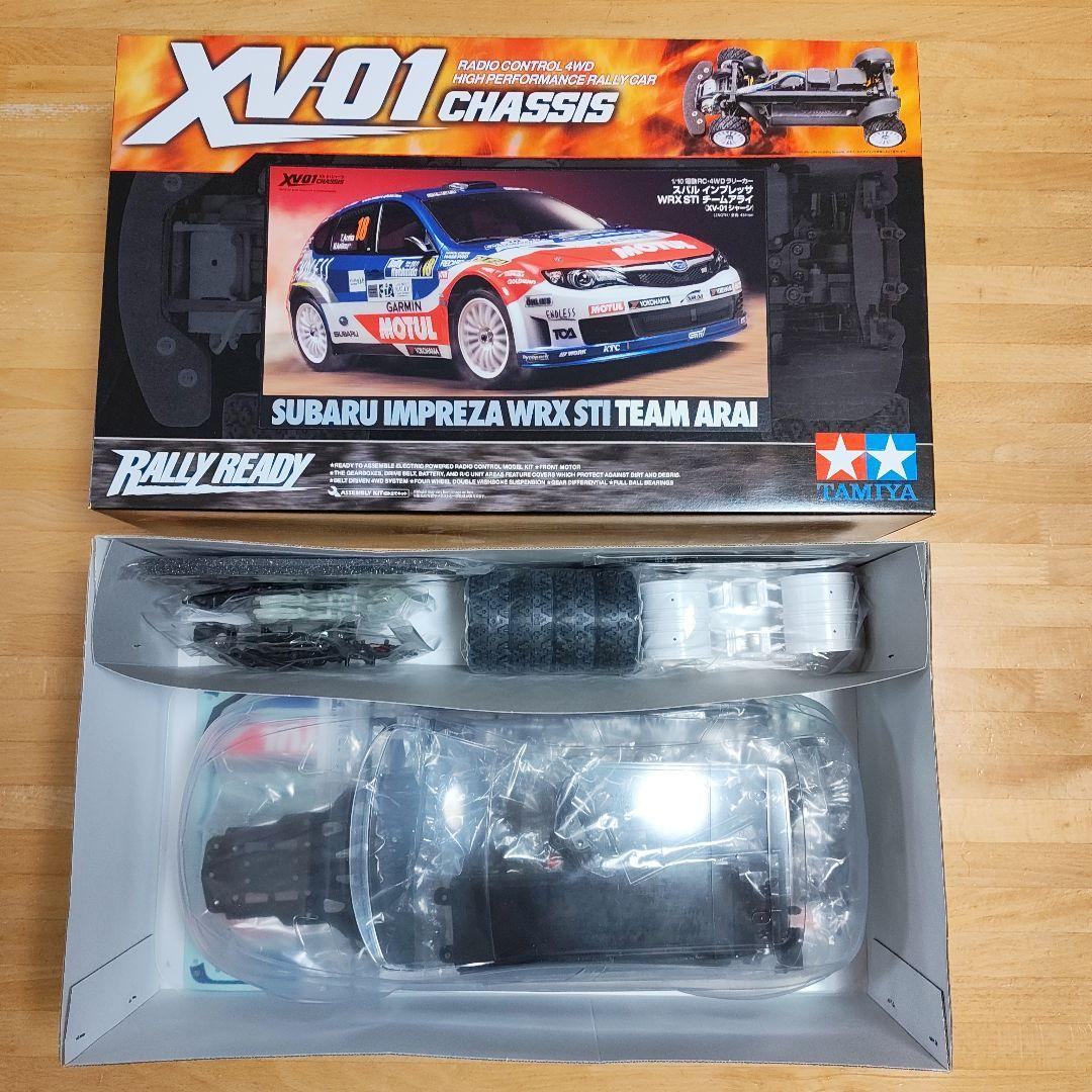 【未使用・未組立・一部欠品】タミヤ ラジコン XV01 IMPREZA