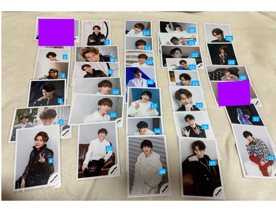 Man 深澤辰哉 公式写真 100枚 バラ売り可能