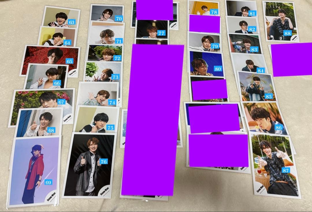 Man 深澤辰哉 公式写真 100枚 バラ売り可能