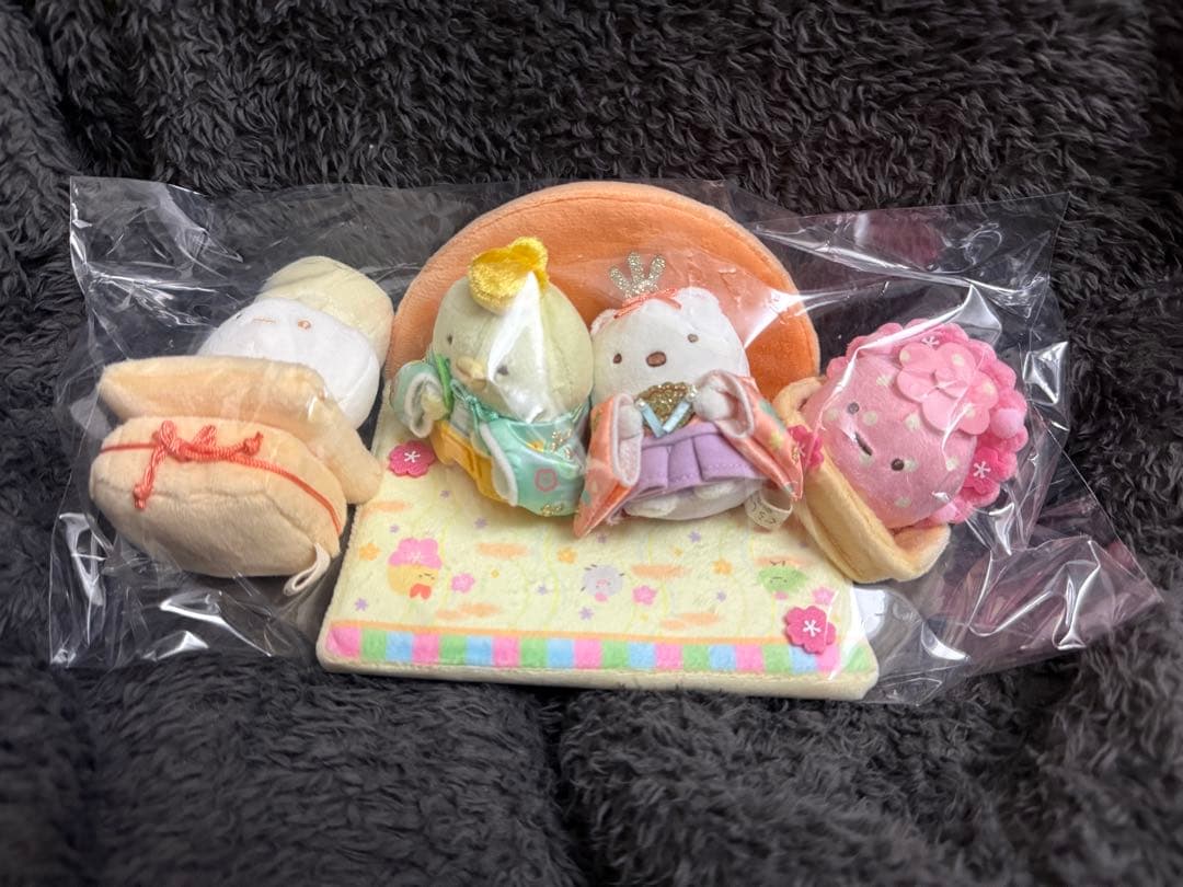 すみっコぐらし ひなまつりぬいぐるみセット てのりぬいぐるみ