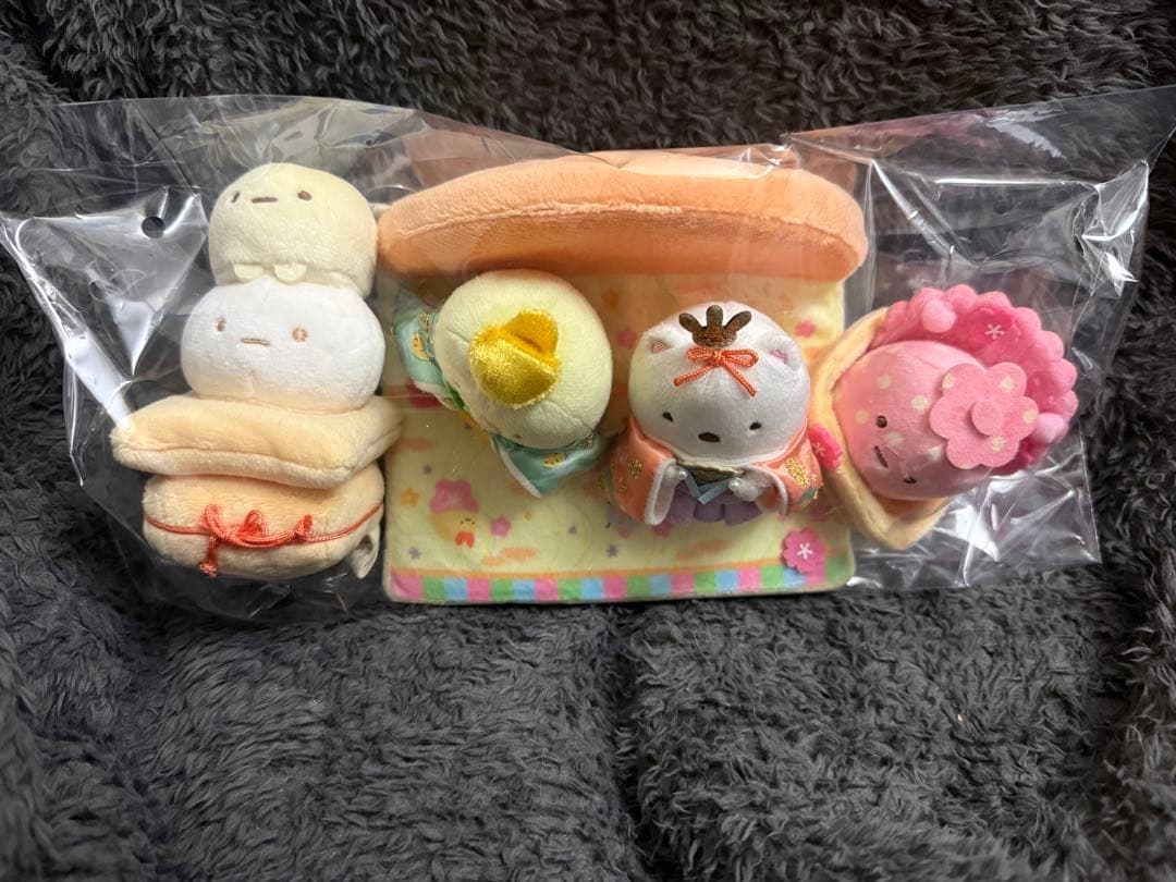 すみっコぐらし ひなまつりぬいぐるみセット てのりぬいぐるみ