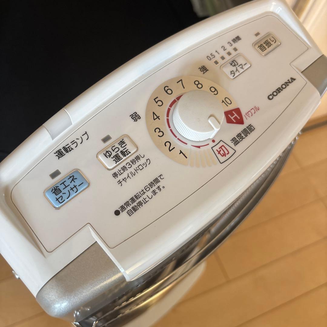 コロナ　遠赤外線電気ストーブ　コアヒート　DH-1218R　2018年製