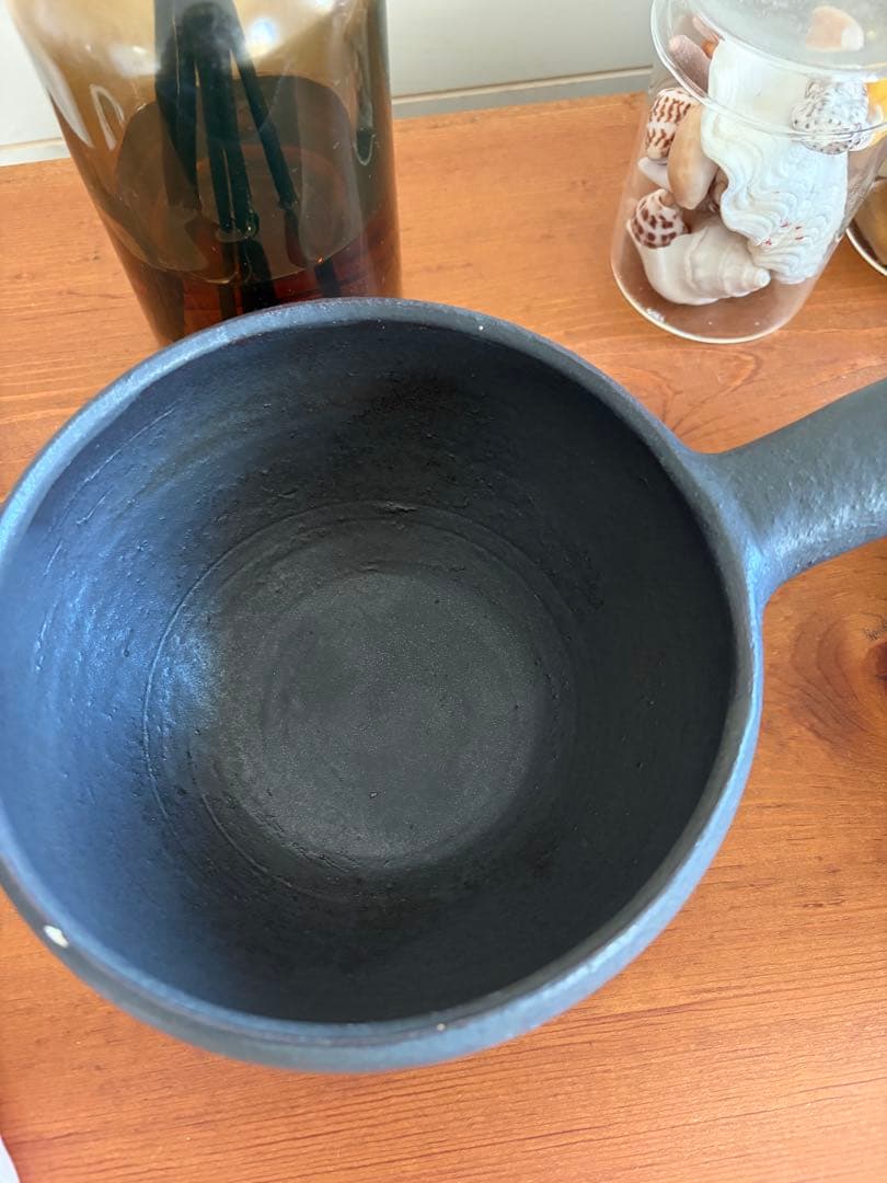 正島克哉 片手土鍋 黒 2個セット