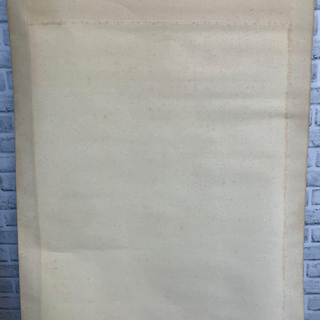 掛け軸 山水風景図 春山遊興図 絹本（または紙本） 骨董品 古美術 壁掛け 和室