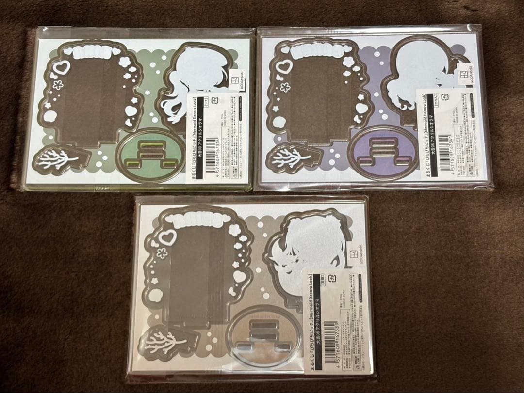 ぴちぴちピッチ　まるくじ　デコラ　アクリルスタンド　リナ　かれん　星羅