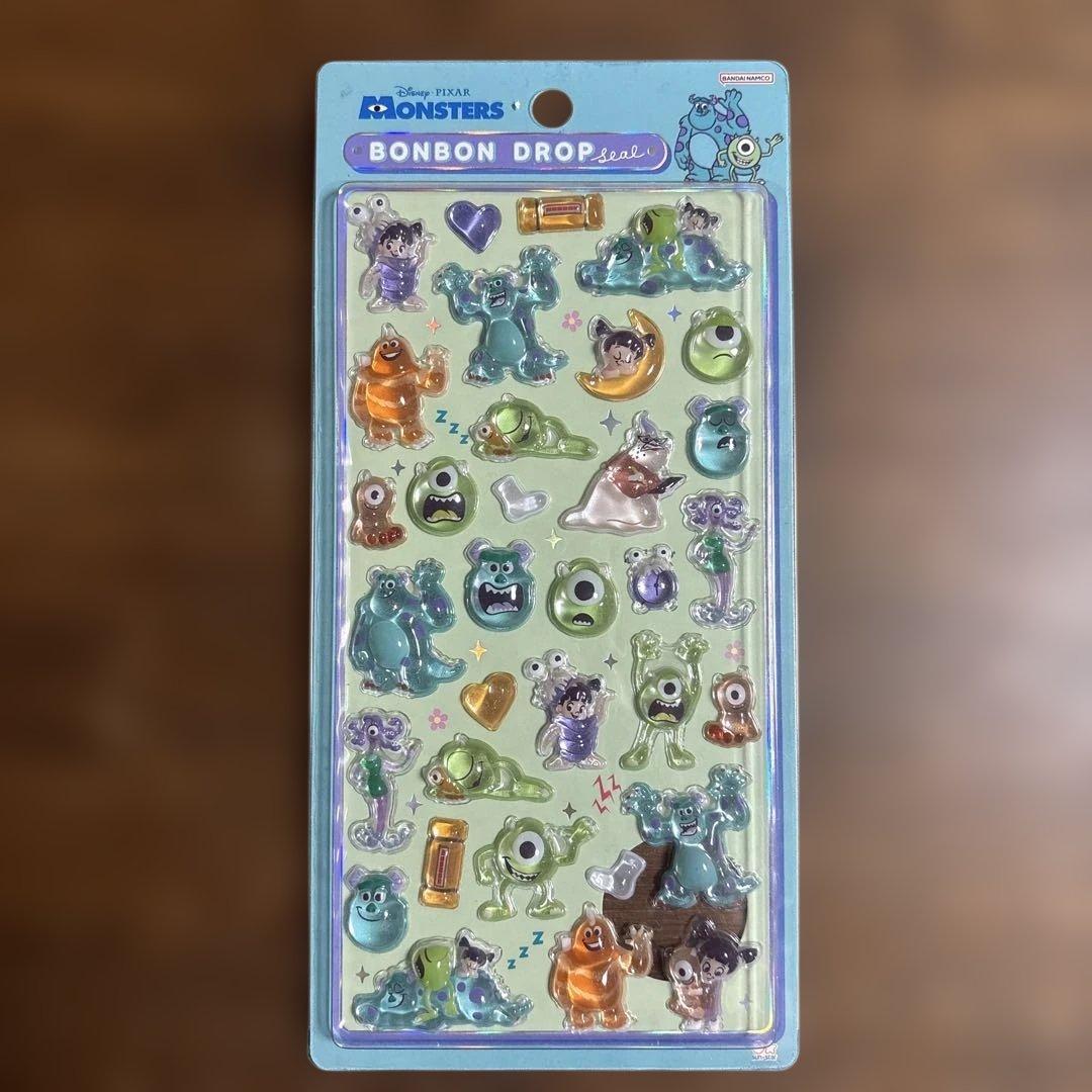 正規品　ボンボンドロップシール　モンスターズインク、ベイマックス、ズートピア