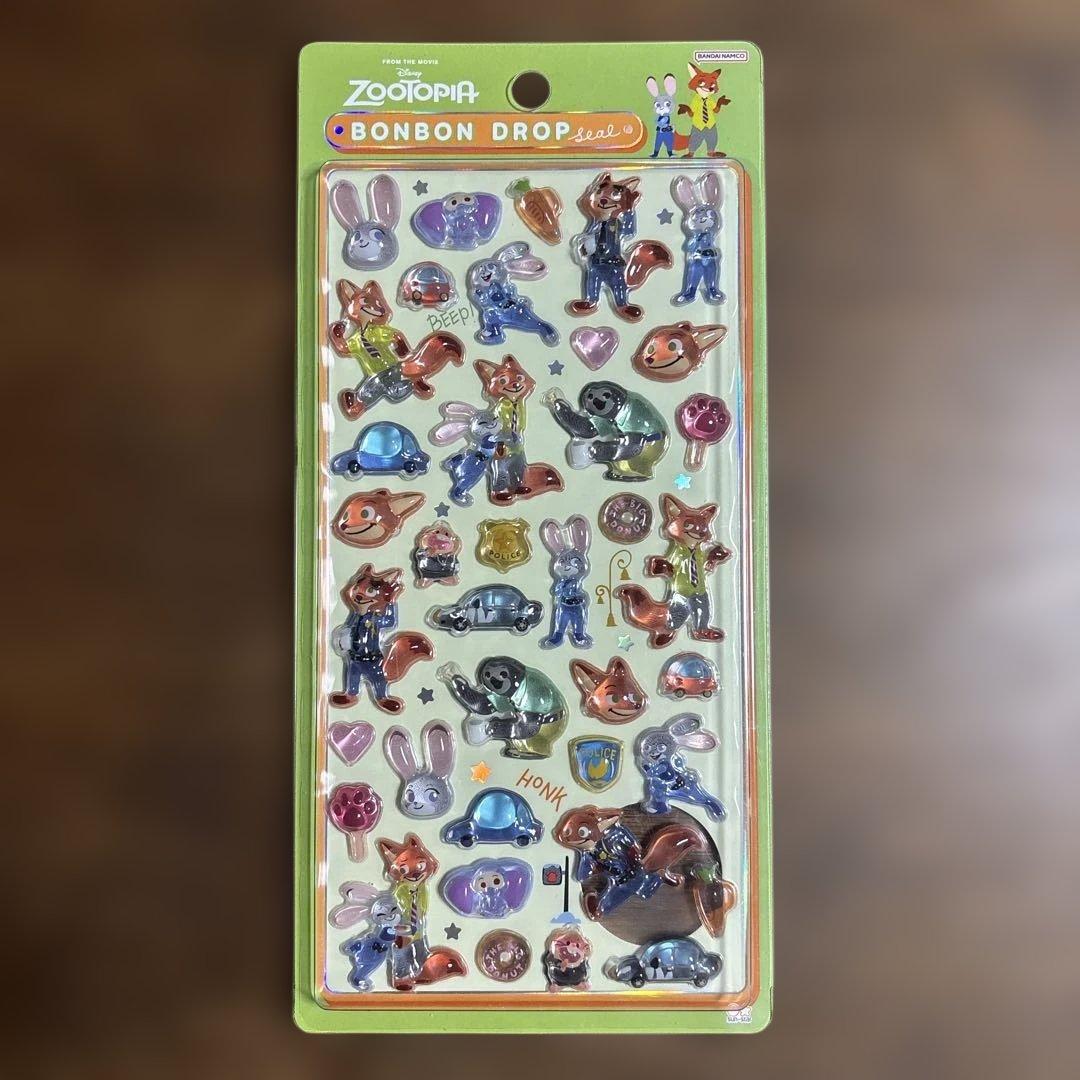 正規品　ボンボンドロップシール　モンスターズインク、ベイマックス、ズートピア