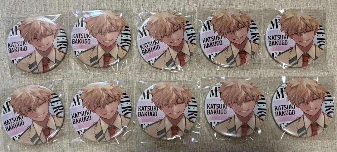 ヒロアカ　ジャンプGIGA 爆豪勝己　缶バッジ