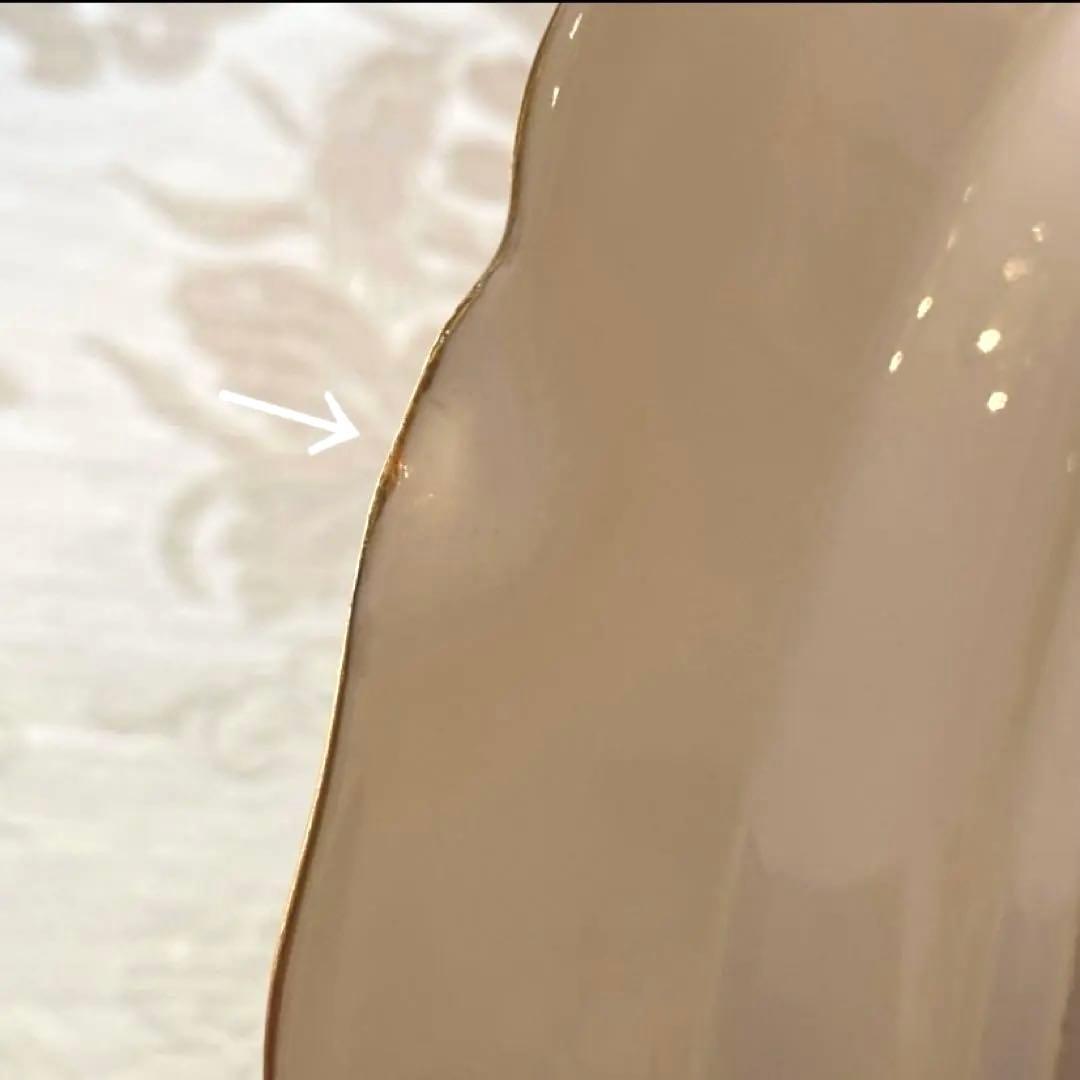 【KPMベルリン】印象主義「花と蝶」 金彩 レリーフ 皿／ディナー 13