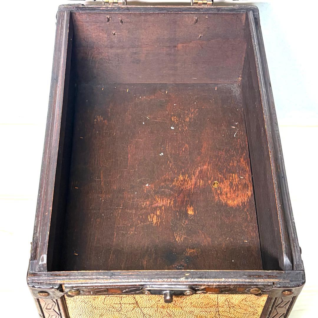 シューケアボックス 靴磨き台 収納箱 アンティーク 靴 お手入れ