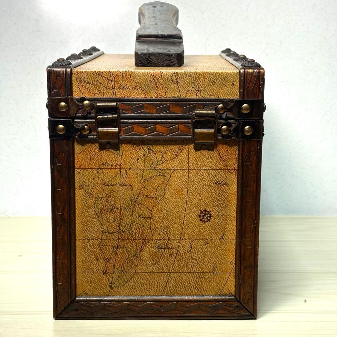 シューケアボックス 靴磨き台 収納箱 アンティーク 靴 お手入れ