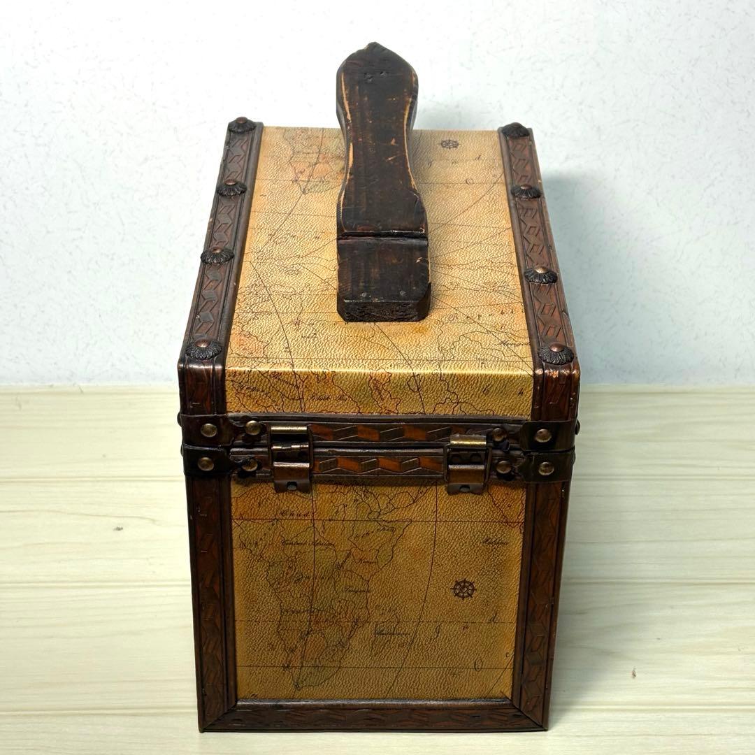 シューケアボックス 靴磨き台 収納箱 アンティーク 靴 お手入れ