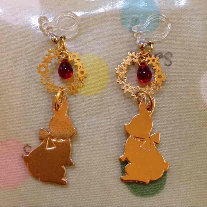 ウサギさん❁ノンホールピアス   今ならプロフ見るとお得に！❤︎