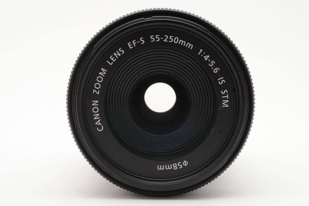 良品　CANON EF-S 55-250mm IS STM　望遠レンズ　キャノン