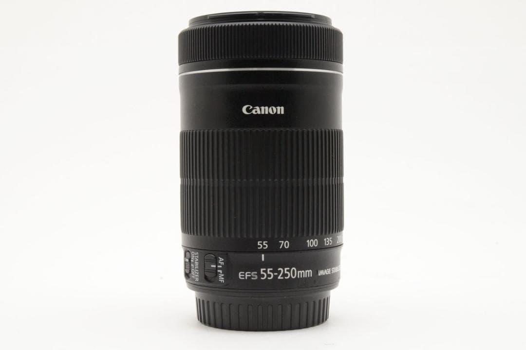 良品　CANON EF-S 55-250mm IS STM　望遠レンズ　キャノン