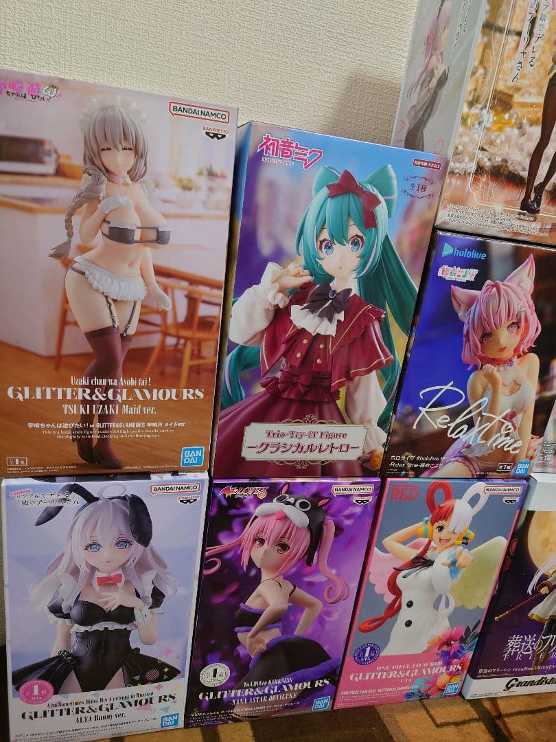 人気アニメ 美少女フィギュアセット