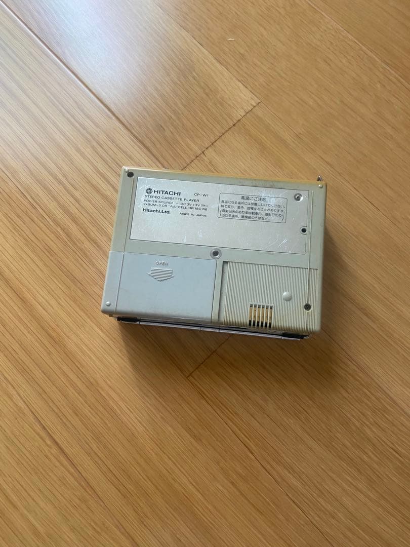 希少HITACHI CP-W1ステレオカセットプレーヤー整備済み