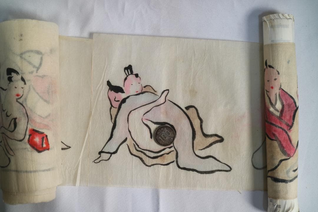 春画　巻物　嘉永年　付属品なし
