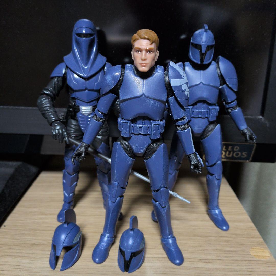 スターウォーズ　６インチ　セネートガード　カスタム　3体