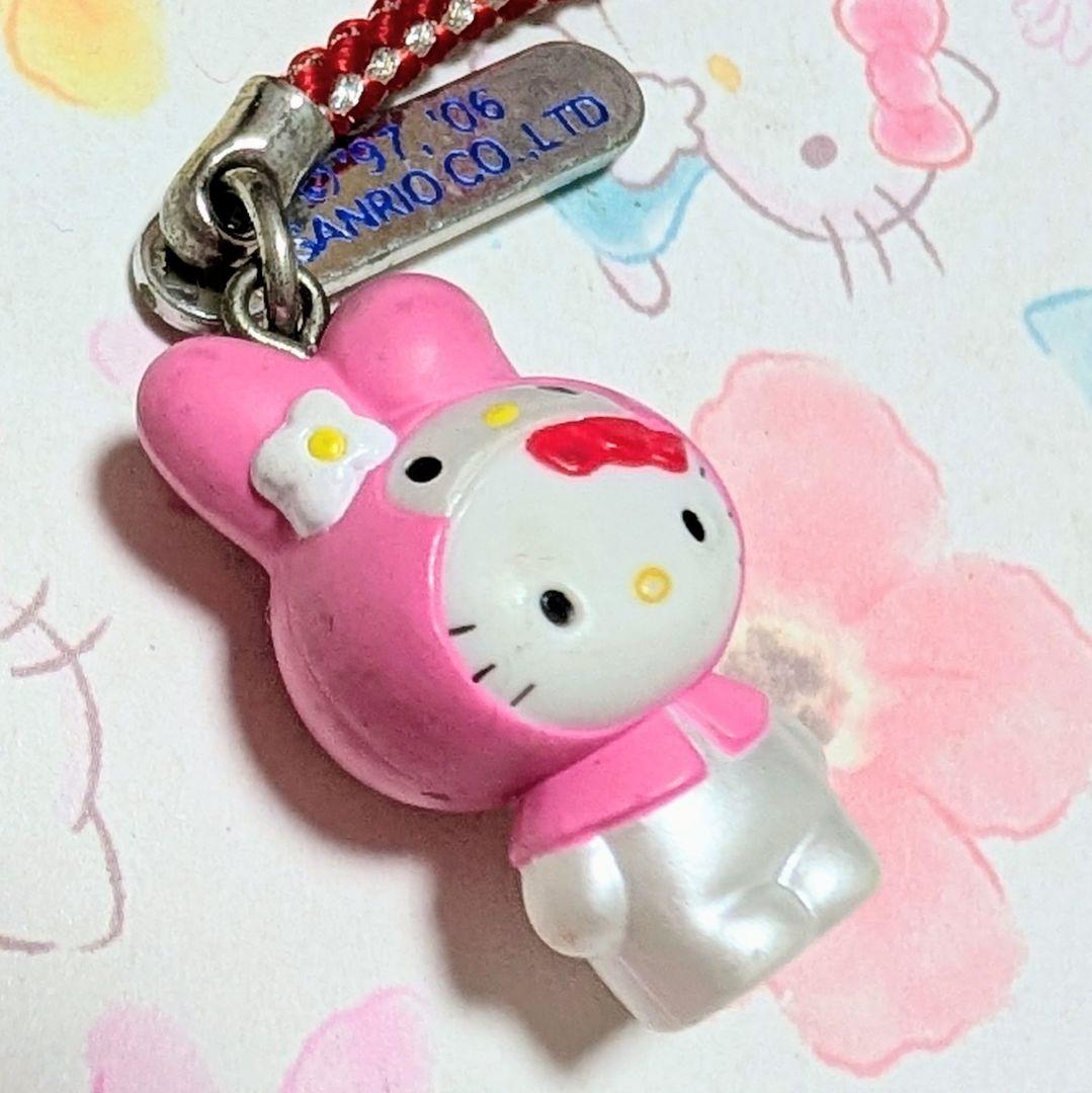 断*n様 【訳あり】【特希少】ハローキティ　根付け　かぶりんぼ　4個セット