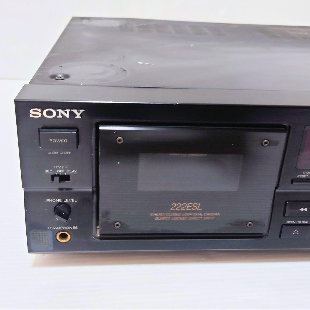【ジャンク】SONY TC-K222ESL カセットデッキ