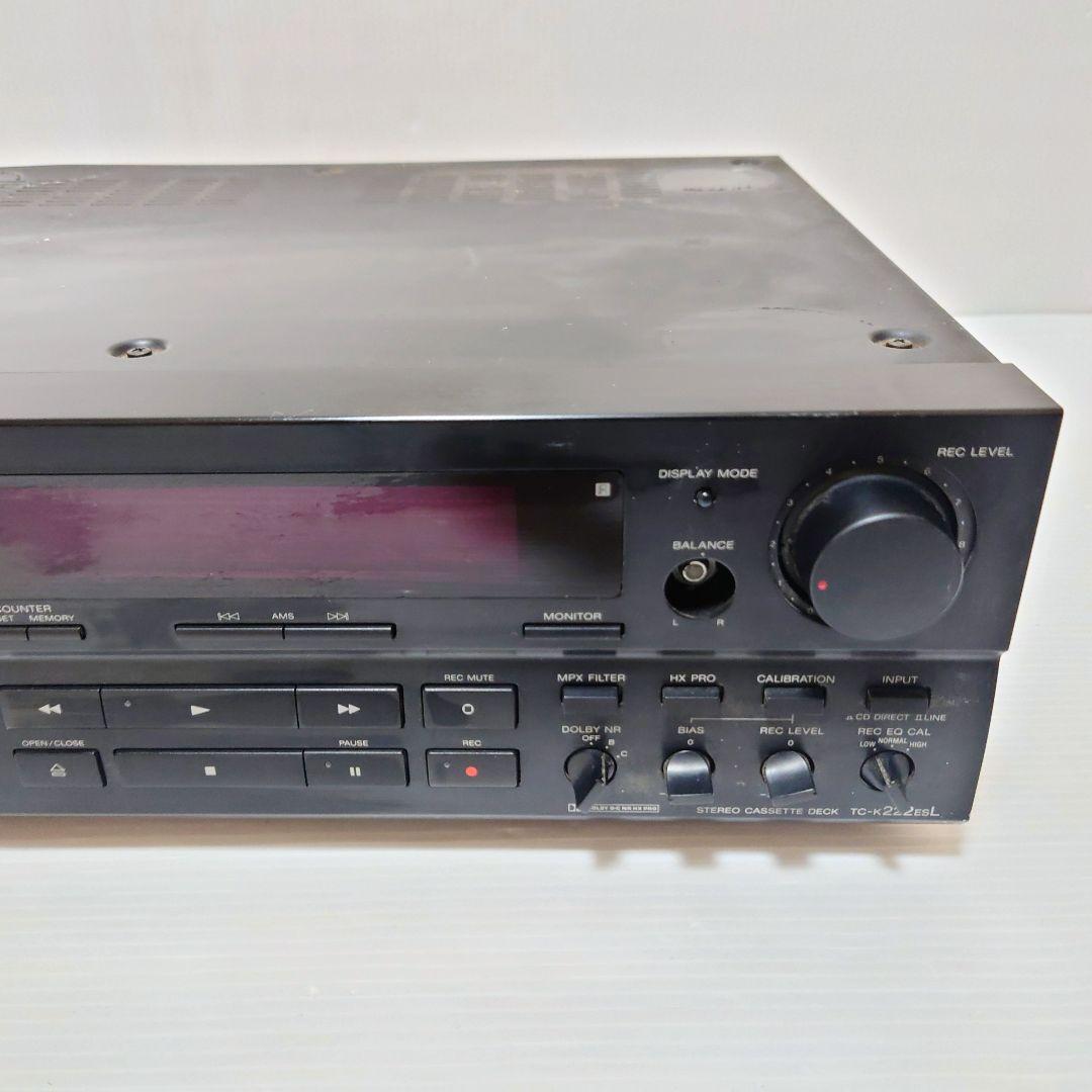 【ジャンク】SONY TC-K222ESL カセットデッキ