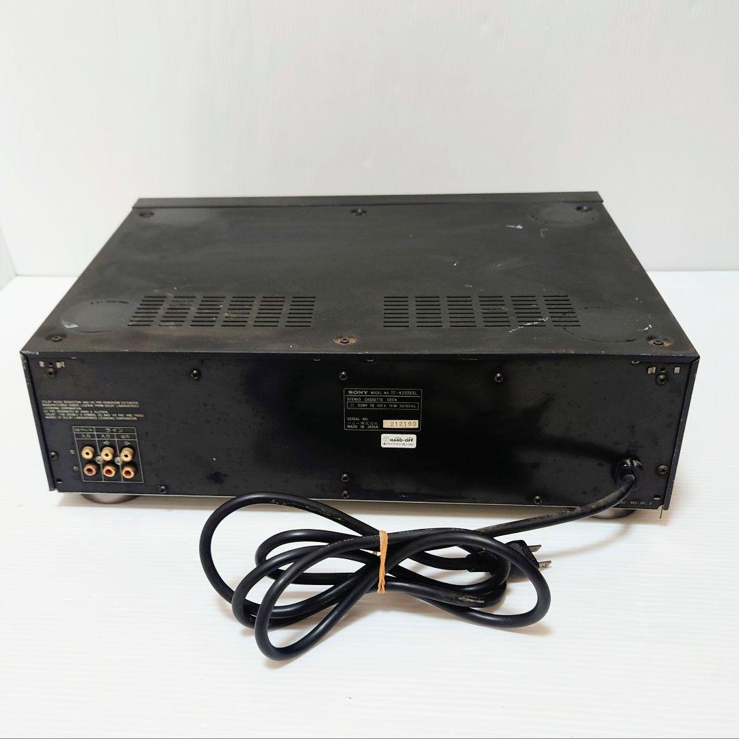 【ジャンク】SONY TC-K222ESL カセットデッキ