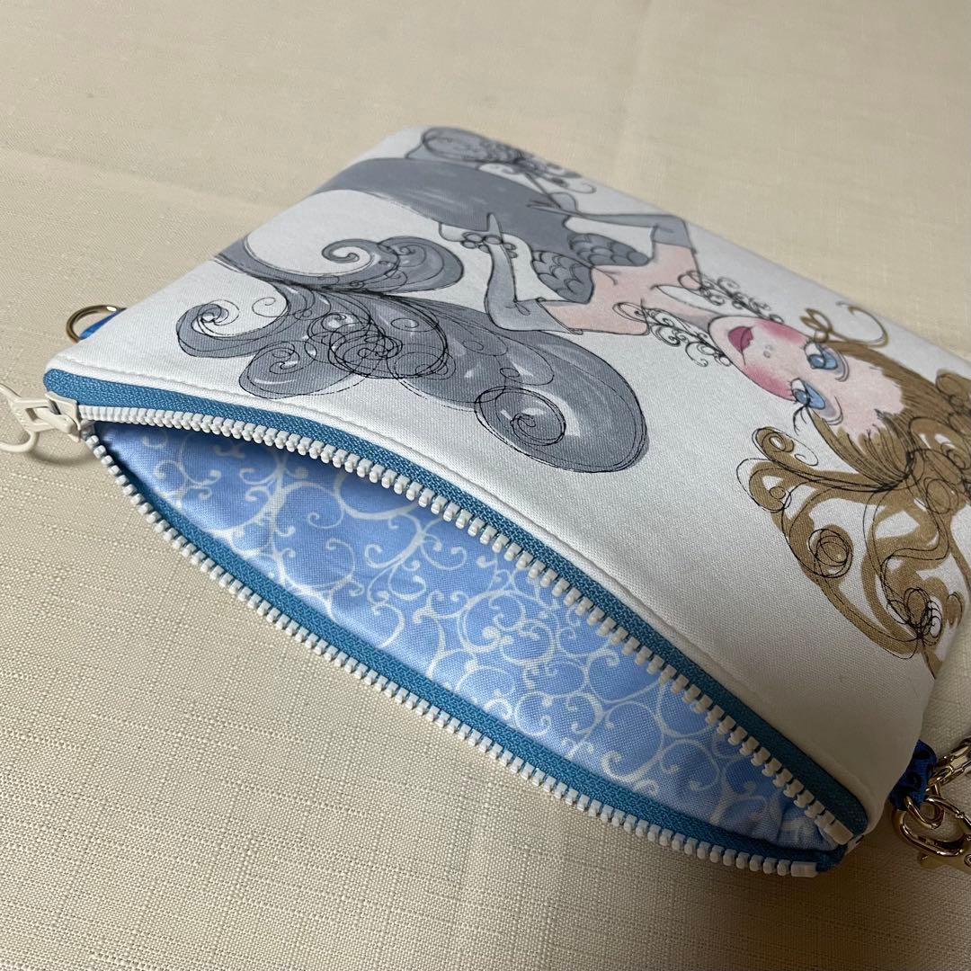 ♡20㎝ファスナーポーチ♡ハンドメイド　ロラライハリス