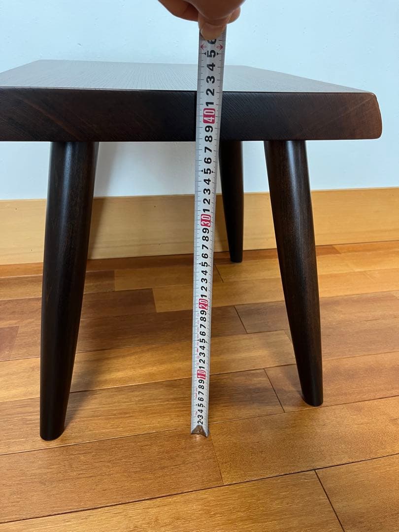 神代欅（じんだいけやき）スツール　無垢材