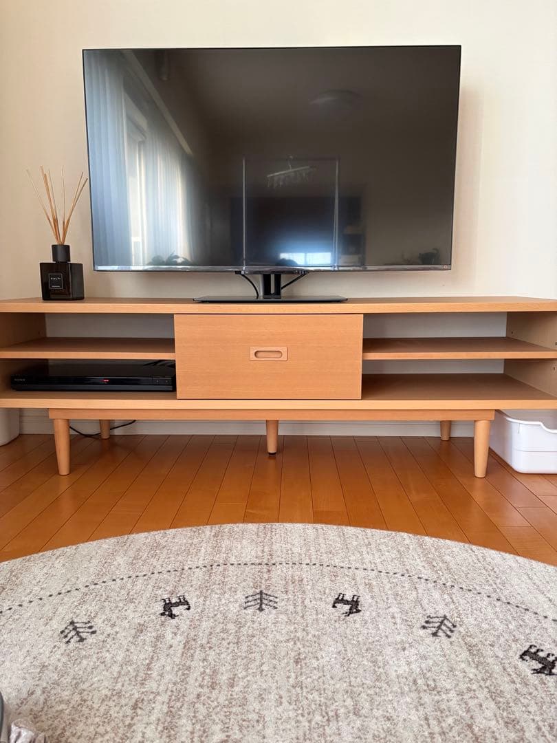 カリモク60 テレビボード　ピュアビーチ　1500