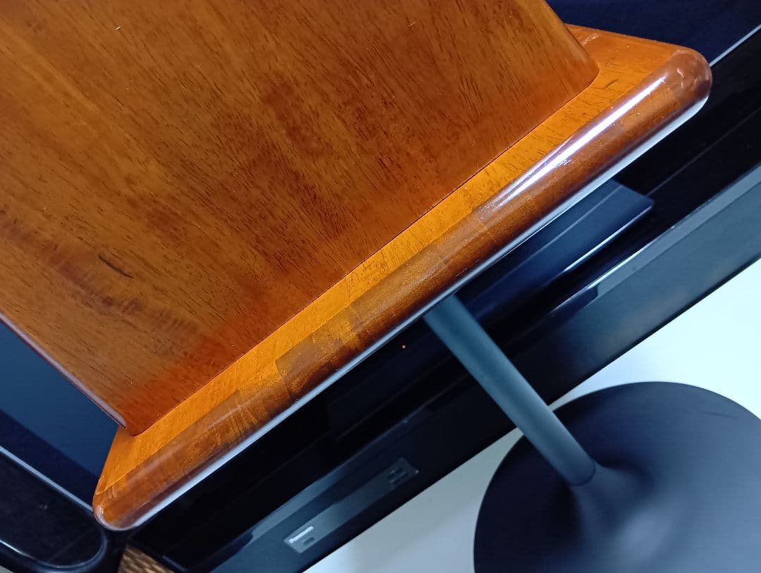 1970's　ミッドセンチュリーモダン　回転式　アイアン　フレーム　ウッドチェア