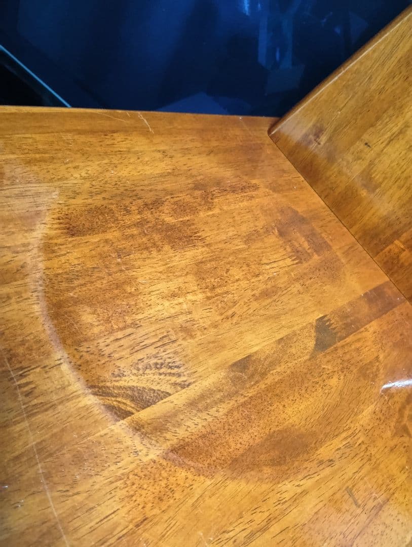 1970's　ミッドセンチュリーモダン　回転式　アイアン　フレーム　ウッドチェア