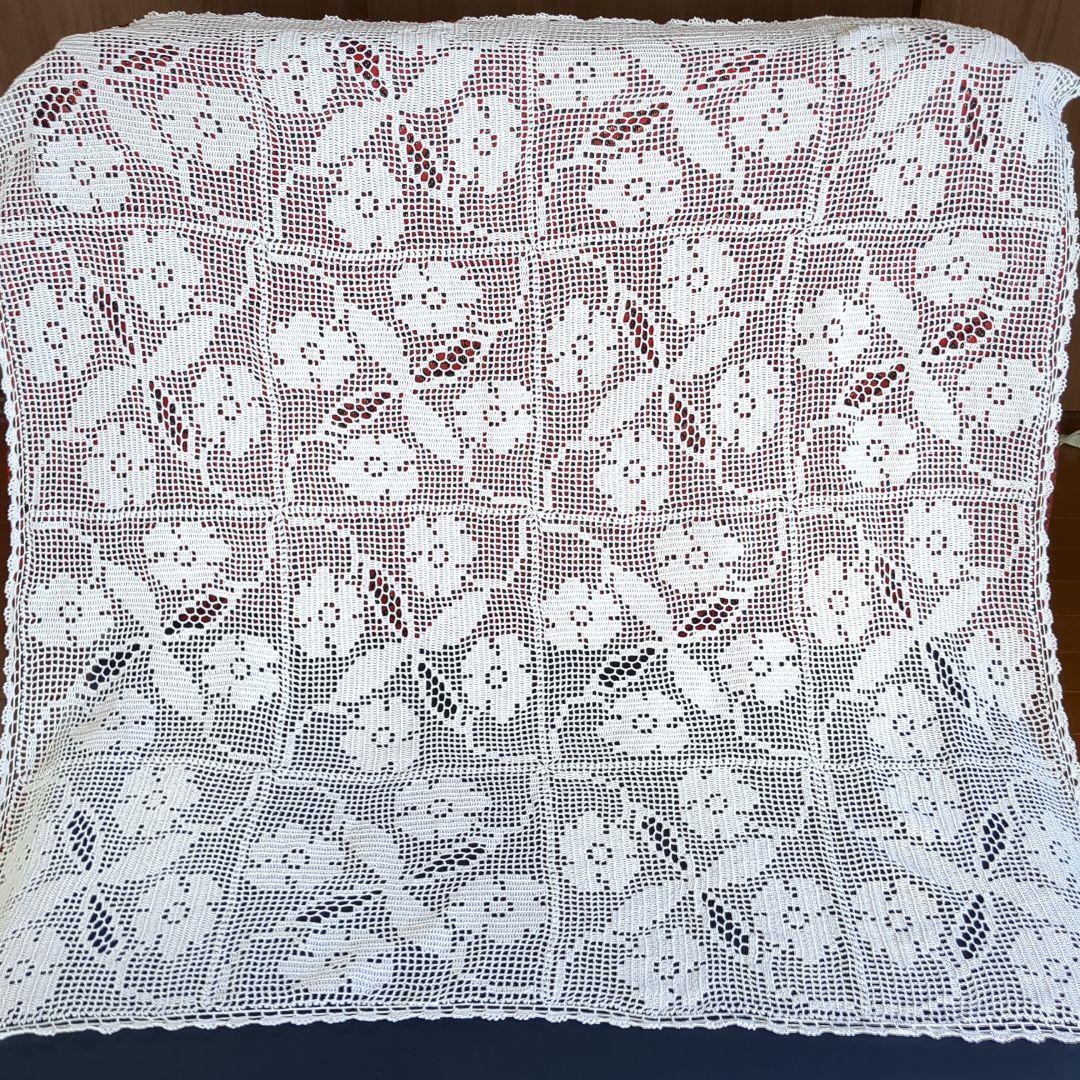 レース編みテーブルクロス、マルチカバー　I