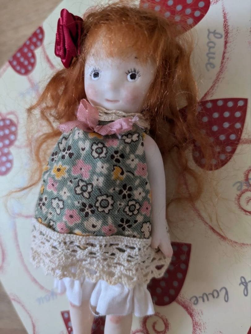 【ハンドメイド】オールビスクドール　紫陽花