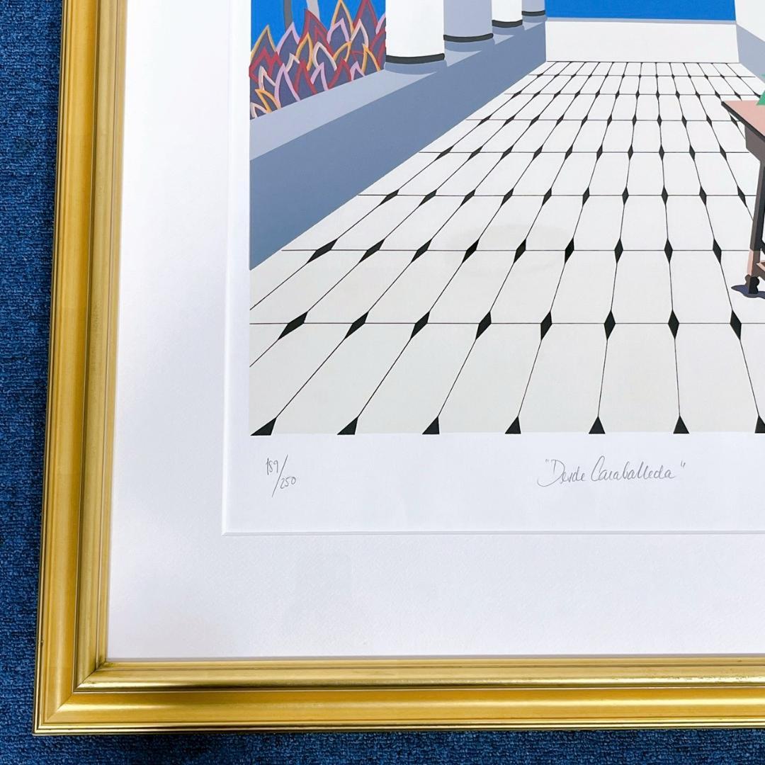 GiselaRomeroDedeCasulallide シルクスクリーン特大絵画