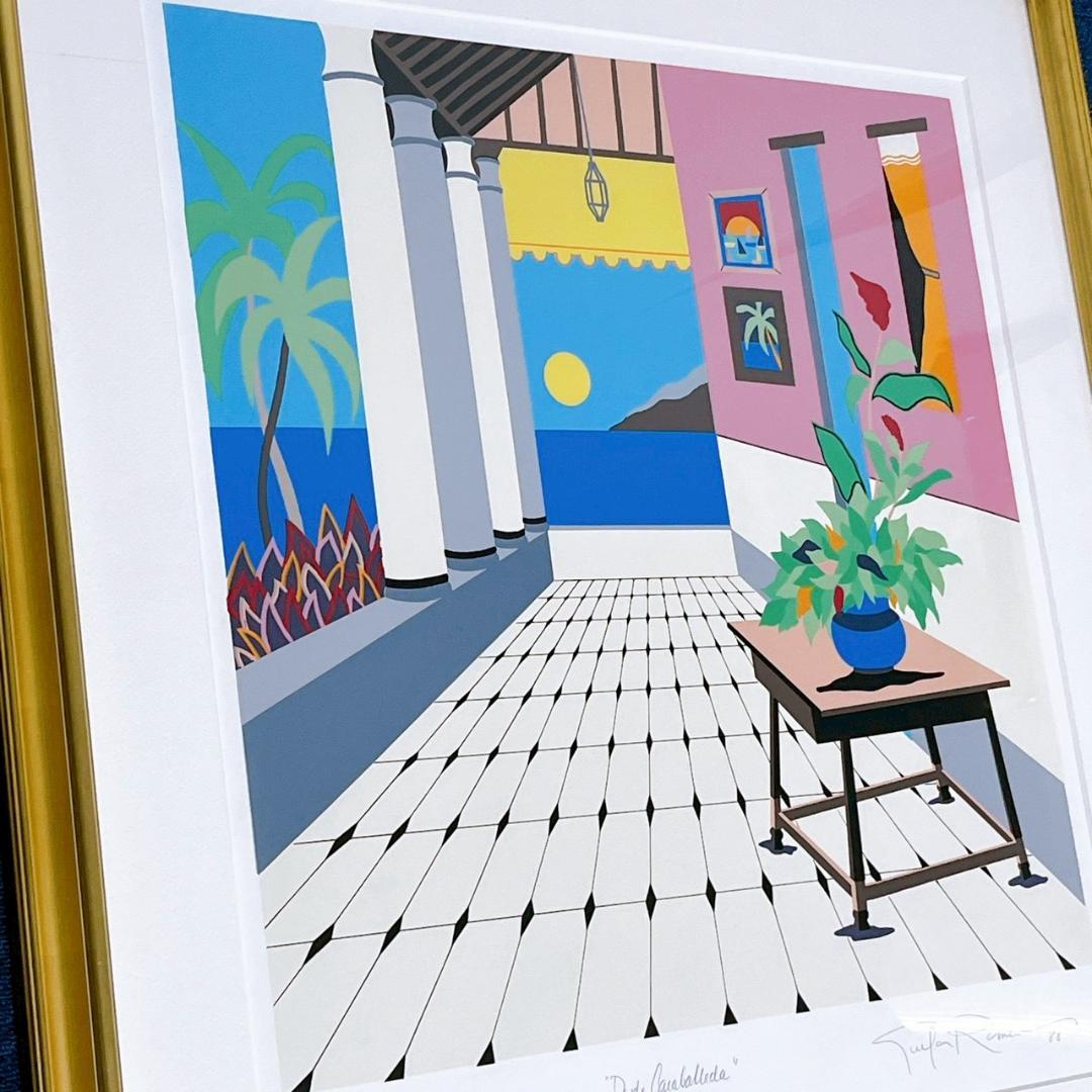 GiselaRomeroDedeCasulallide シルクスクリーン特大絵画