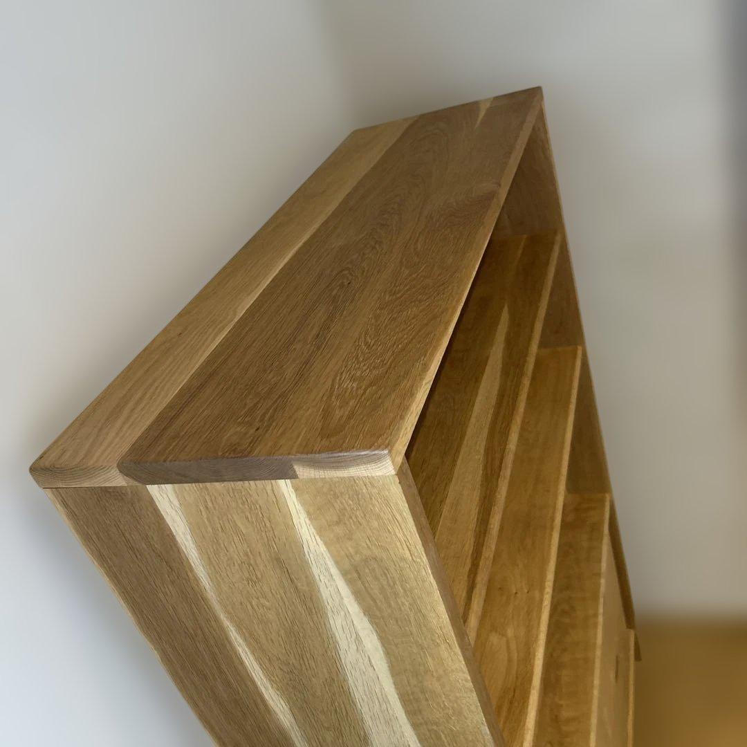 杉工場特注品ナラ材　K&K american shelf シェルフ　棚　本棚①