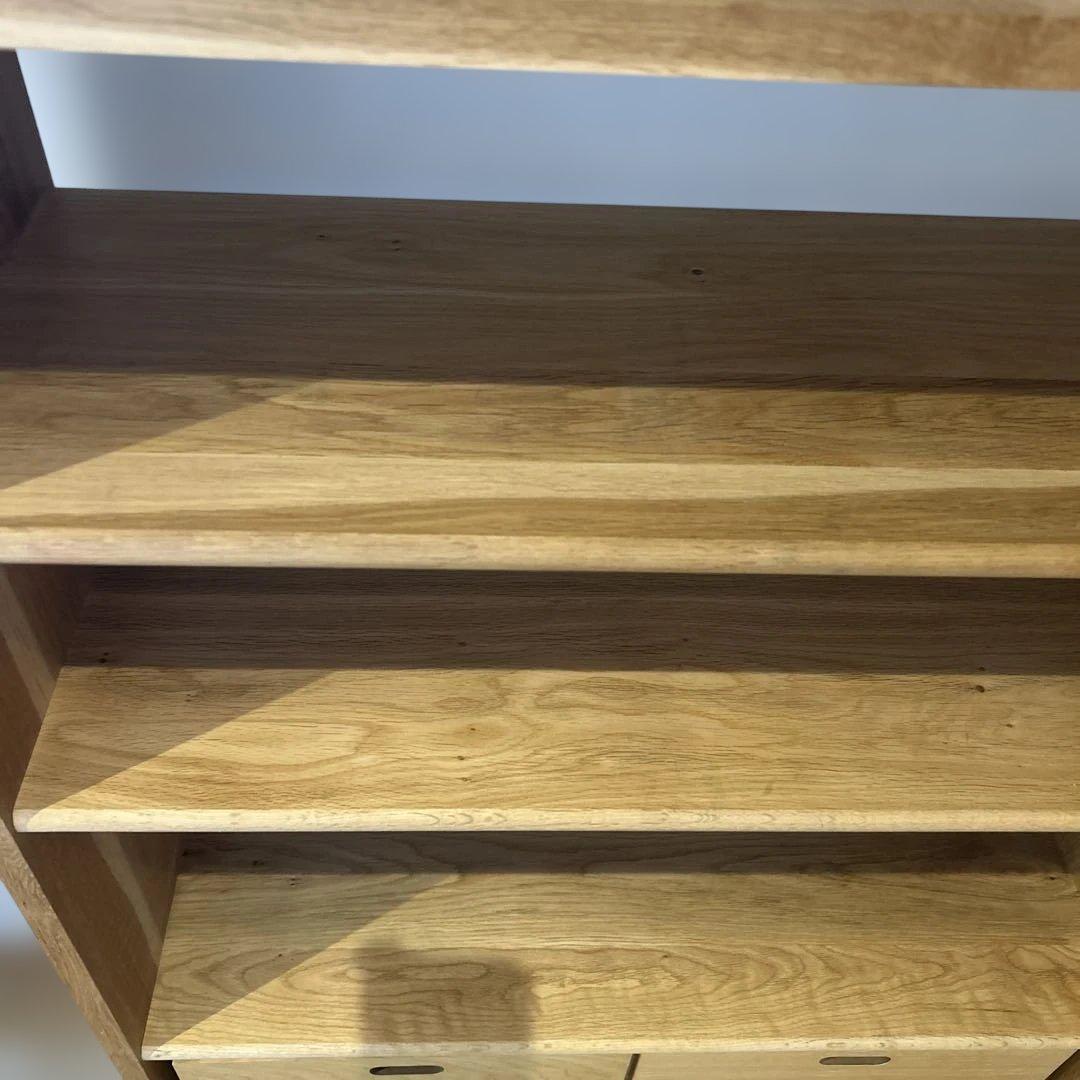 杉工場特注品ナラ材　K&K american shelf シェルフ　棚　本棚①