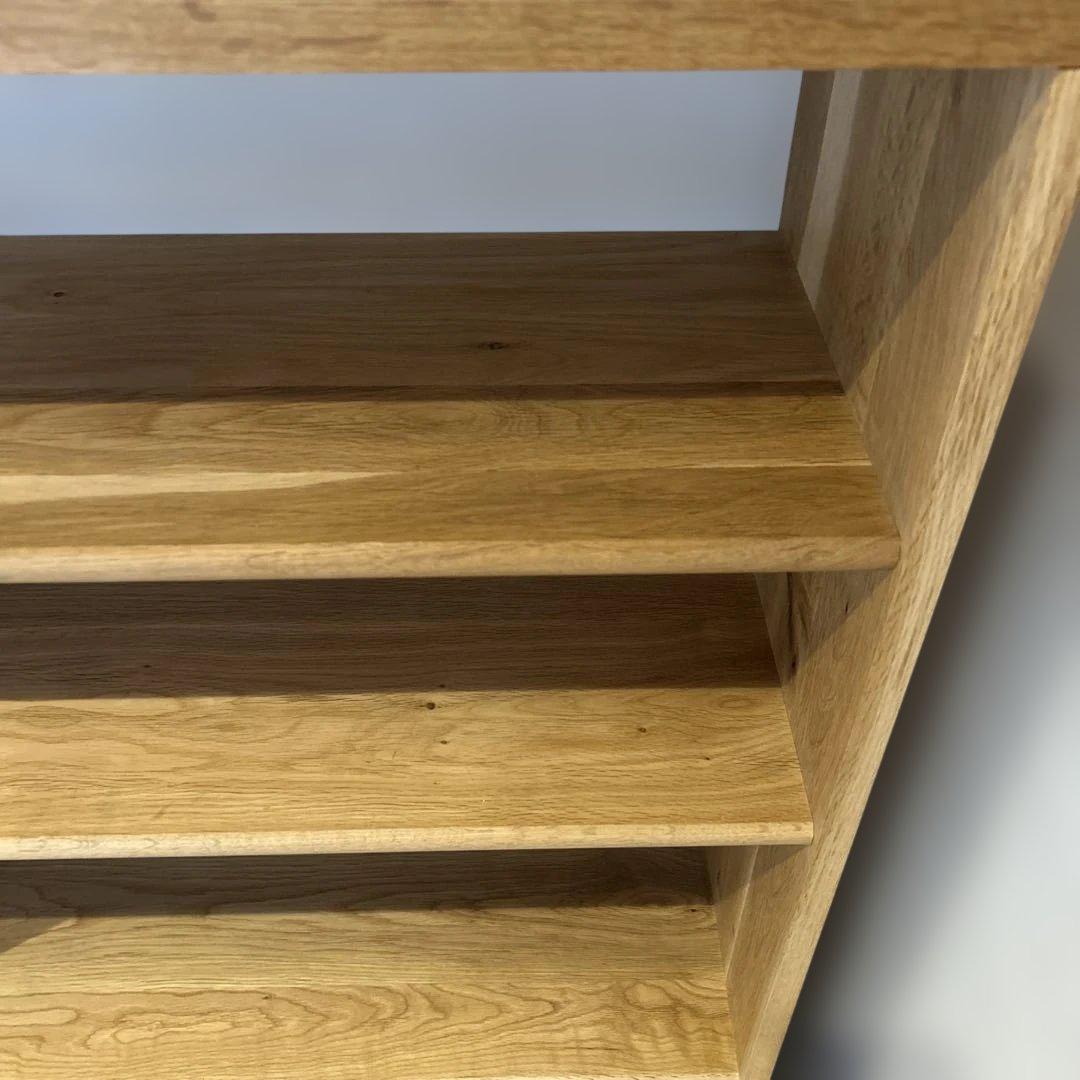 杉工場特注品ナラ材　K&K american shelf シェルフ　棚　本棚①