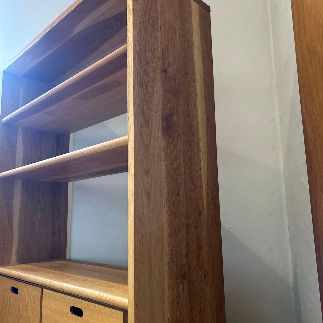 杉工場特注品ナラ材　K&K american shelf シェルフ　棚　本棚①