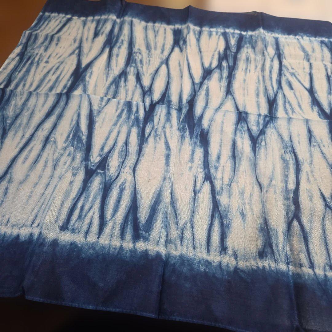 鳥越竹細工　弁当箱　 小物入れ　すず竹　竹かご弁当箱　藍染ハンカチ　竹工芸